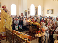 Архиерейское богослужение Вознесенском кафедральном соборе