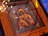Архиерейское богослужение на праздник «Владимирской» иконы Пресвятой Богородицы