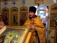 Божественная литургия в с. Соколовка Кызылжарского района