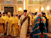 Литургия с участием всех архипастырей Казахстана в главном храме страны
