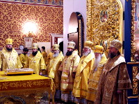 Литургия с участием всех архипастырей Казахстана в главном храме страны
