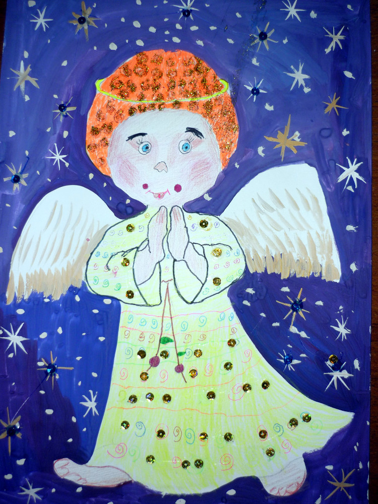 Идеи на тему «Рождество. Ангелы» () в г | ангелочки, крещение, рисунки