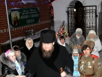 Архиерейское служение в новогоднюю ночь в храме Всех Святых