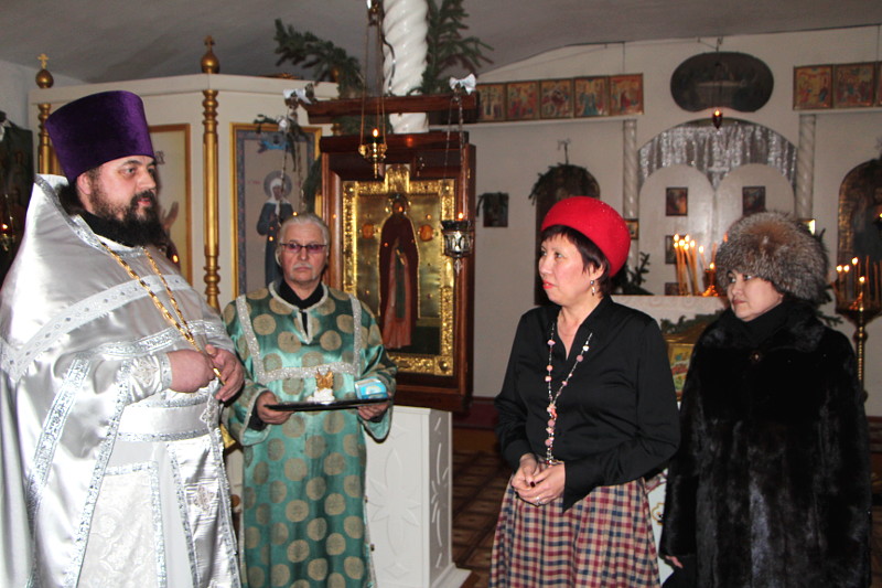 Праздничное Богослужение в храме прп. Сергия Радонежского г. Сергеевка