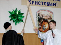  Праздничное Богослужение в храме прп. Сергия Радонежского г. Сергеевка