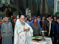 Всеобщее и Великое освящение животворящей воды проходило в кафедральном Никольском соборе г. Булаево в день праздника Крещения Господня