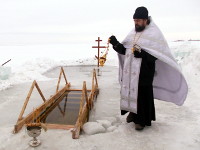 Крещение Господне в храме прп. Сергия Радонежского г. Сергеевка
