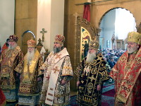 Торжества по случаю принесение ковчега с частицей мощей святой мученицы Агафии Панормской и Сицилийской в городе Алма-Ате
