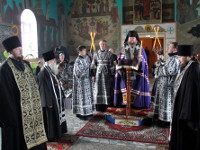 Чтение покаянного канона Андрея Критского в Никольском кафедральном соборе г. Булаево