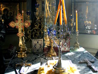 Литургия Преждеосвященных Даров в храме Всех Святых. Чин освящение колива