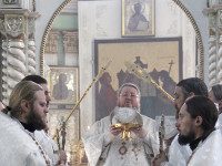 Родительская суббота третьей седмицы Великого поста. Епископ Владимир совершил Божественную Литургию в Петро-Павловского соборе