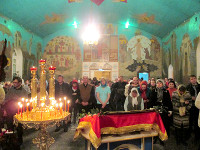 Праздничное Пасхальное богослужение в кафедральном храме г. Булаево