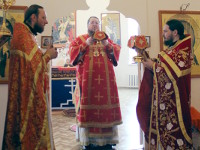Божественная Литургия в Свято-Никольском храме села Чистополье
