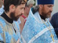 В празднование Боголюбской иконы Божией Матери епископ Петропавловский и Булаевский совершил Божественную Литургию в селе Боголюбово