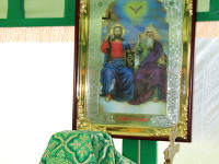 В день памяти преподобного Сергия Радонежского епископ Петропавловский и Булаевский Владимир возглавил Божественную Литургию в городе Сергеевка
