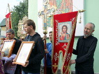 Епископ Петропавловский и Булаевский Владимир возглавил богослужение в храме целителя Пантелеймона поселка Бурабай