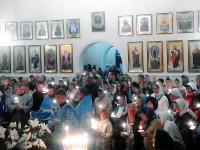 Чин Погребения Пресвятой Богородицы в кафедральном Вознесенском соборе города Петропавловска