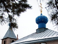 7 ноября 2015 года епископ Петропавловский и Булаевский Владимир совершил воскресное всенощное бдение в храме преподобного Сергия Радонежского