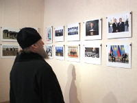 Митрополит Александр, архипастыри и священнослужители посетили Северо-Казахстанский областной музей изобразительных искусств