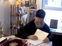Глава митрополичьего округа митрополит Александр посетил епархиальный музей  в Петропавловске