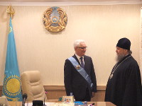 Глава митрополичьего округа в Республике Казахстан встретился с акимом Северо-Казахстанской области