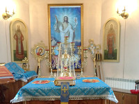 Правящий архиерей посетил храм св. блаженной Матроны Московской  в с. Кара-Гога