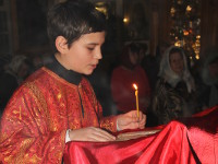 Соборное вечернее богослужение на праздник великомученицы Варвары 16 декабря 2015 г. 