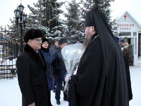 Аким Северо-Казахстанской области Султанов Е.Х. поздравил православных христиан с праздником Рождества Христова