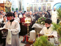 «Христос рождается — славите!» Рождество Христово в Вознесенском соборе г. Петропавловска