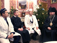 Главный имам Северо-Казахстанской области и католический священник Поздравили православных с праздником Рождества Христова