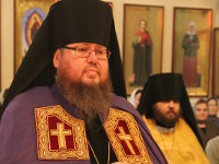 В неделю 37-ю епископ Петропавловский и Булаевский Владимир возглавил Божественную Литургию в Кафедральном соборе Петропавловска
