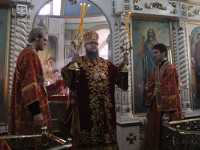 В неделю мытаря и фарисея правящий архиерей совершил Божественную Литургию в Петро-Павловском соборе 