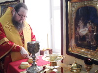 Правящий архиерей возглавил Божественную Литургию в храме Священномученика Мефодия епископа Петропавловского