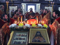 Правящий архиерей возглавил Божественную Литургию в храме Священномученика Мефодия епископа Петропавловского