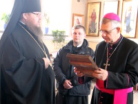 Визит в Кафедральный собор Вознесения Господня  Архиепископа Томаша Пэта