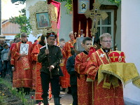 Епископ Петропавловский и Булаевский Владимир совершил чин освящения Введенского храма в селе Саумолколь