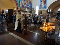 Пребывание мощей преподобного Севастиана Карагандинского в Петропавловской и Булаевской епархии 