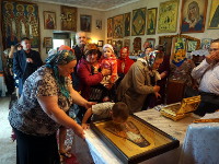 Пребывание мощей преподобного Севастиана Карагандинского в Петропавловской и Булаевской епархии 