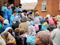 Преосвященнейший епископ Владимир возглавил молебен на начало учебного года в Храме Всех Святых города Петропавловска