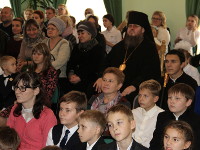 День небесного покровителя отмечает частная школа в честь преподобного Сергия Радонежского