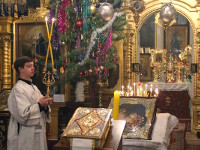 Служение Преосвященного Владимира в Рождественский сочельник