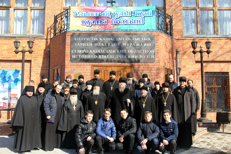 Духовенство епархии посетило Северо-Казахстанский областной краеведческий музей
