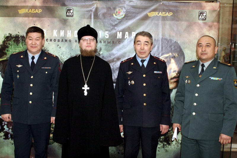 Представитель Петропавловской и Булаевской епархии посетил предпоказ фильма о мужестве и героизме казахстанских солдат