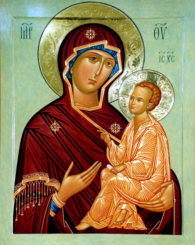 Архиерейское богослужение в праздник Тихвинской иконы Божией Матери