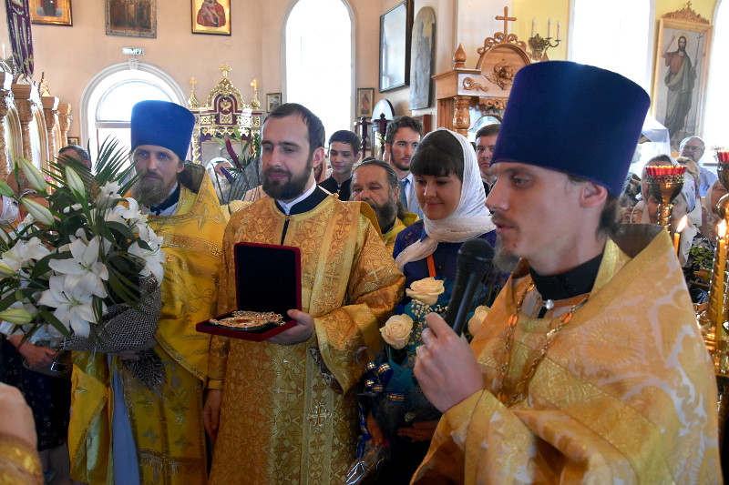Богослужение в праздник святого Равноапостольного Великого князя Владимира, день тезоименитства правящего Архиерея
