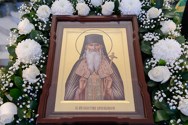 Преосвященнейший епископ Владимир принял участие в освящении Троице-Севастиановского собора города Караганды