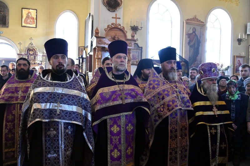 Молебное пение в день Торжества Православия в кафедральном соборе    