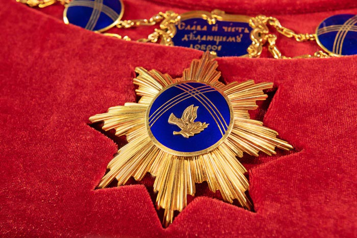 Первому Президенту Казахстана вручена высшая награда Казахстанского Митрополичьего округа — орден «Алғыс» 
