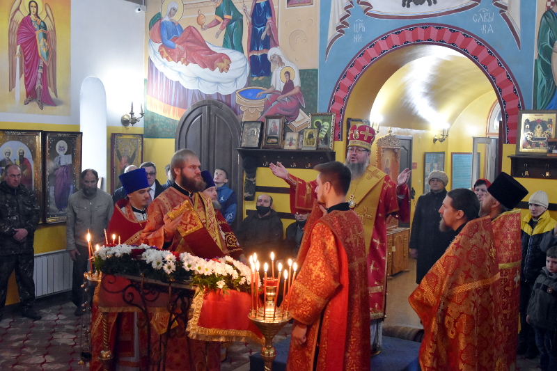 Настоятель иер. Алексий принял участие в пасхальной визитации епархии с правящим архиереем