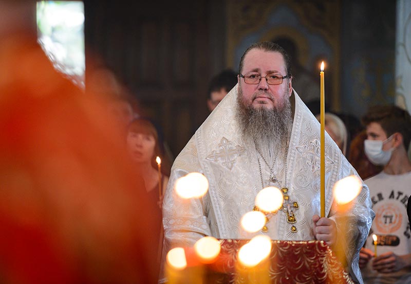 Епископ Петропавловский и Булаевский Владимир принял участие в отпевании архиепископа Чимкентского и Таразского Елевферия